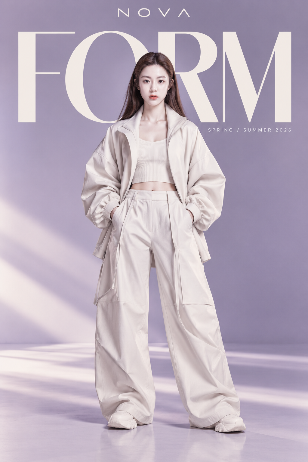 NOVA极简街头时尚杂志海报 — AI image creation