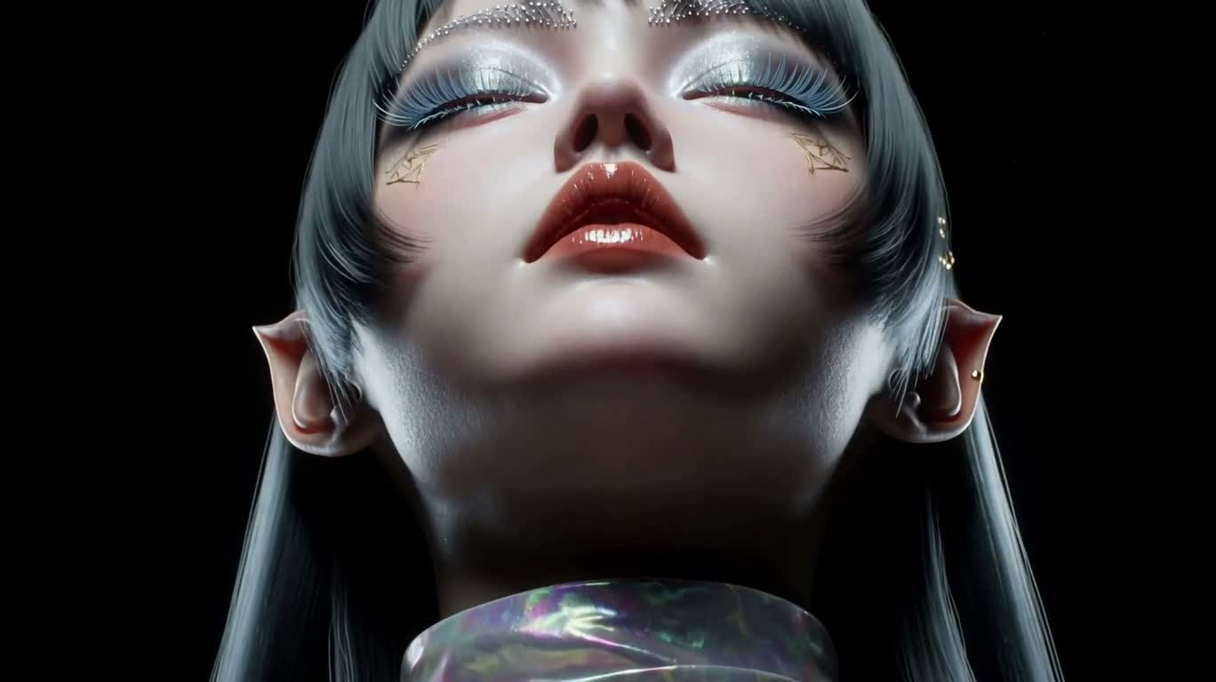 暗夜女王：梦核鎏金幻象 — AI video creation