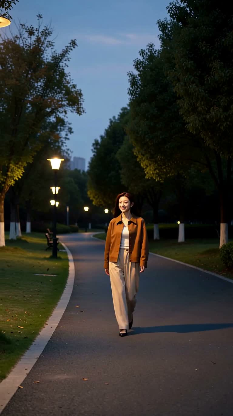 황혼 공원의 백사자 친구