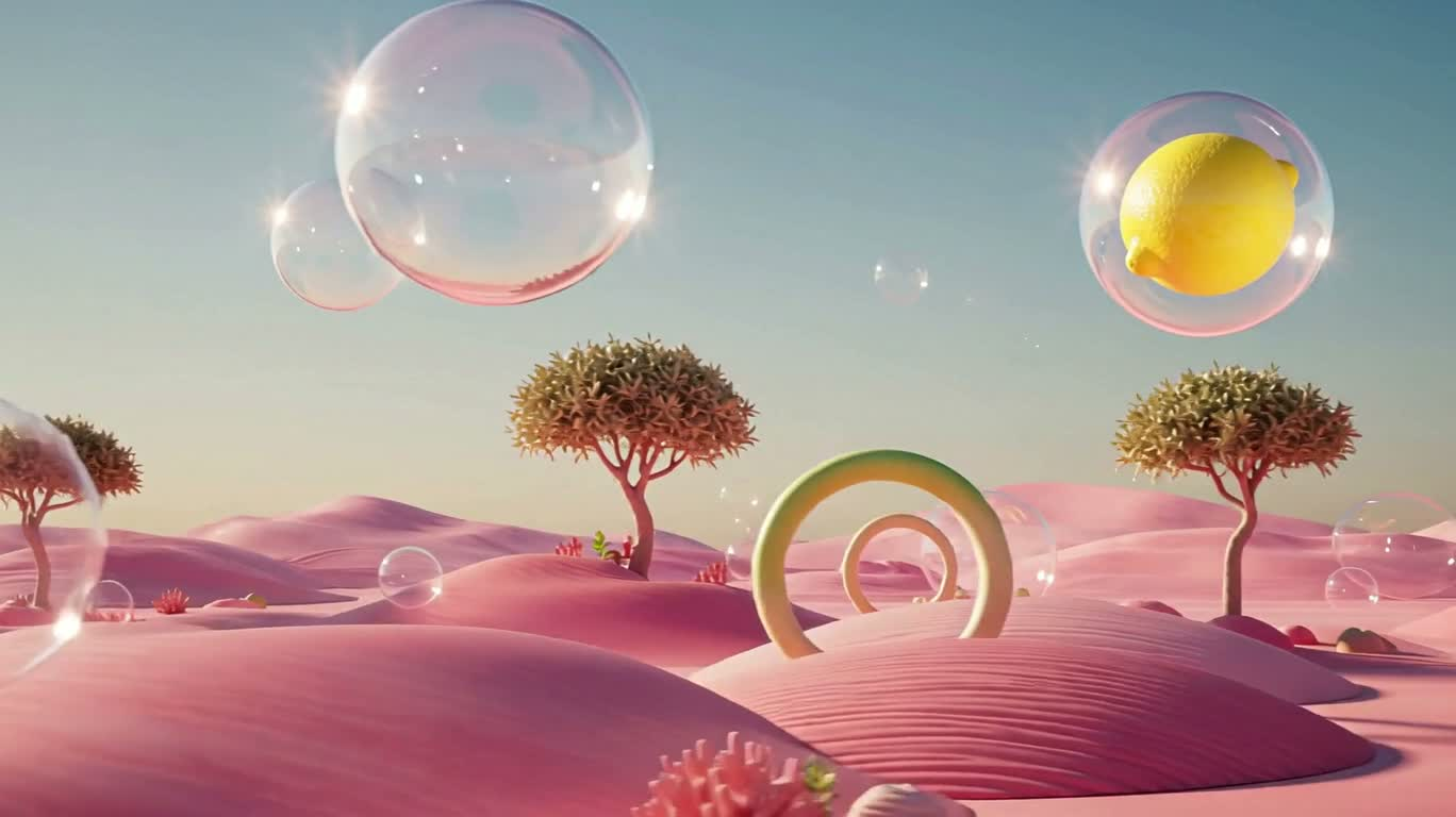 柑橘泡泡奇境 — AI video creation