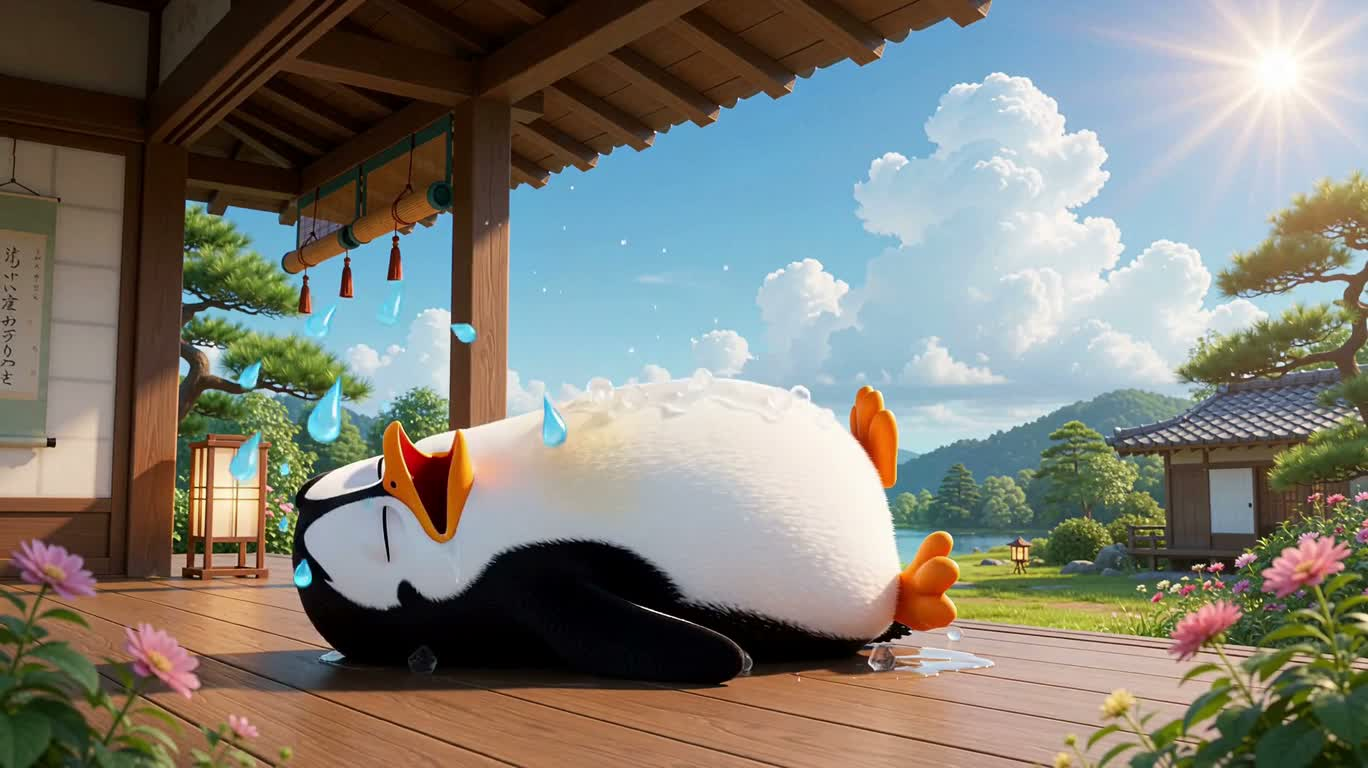 企鹅的清凉夏日大作战