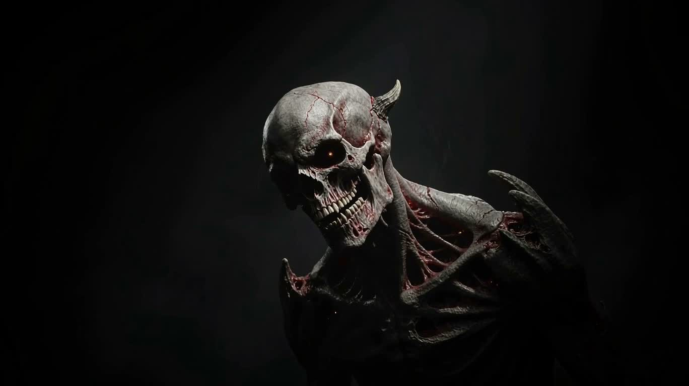 Portrait d'une créature apocalyptique — AI video creation