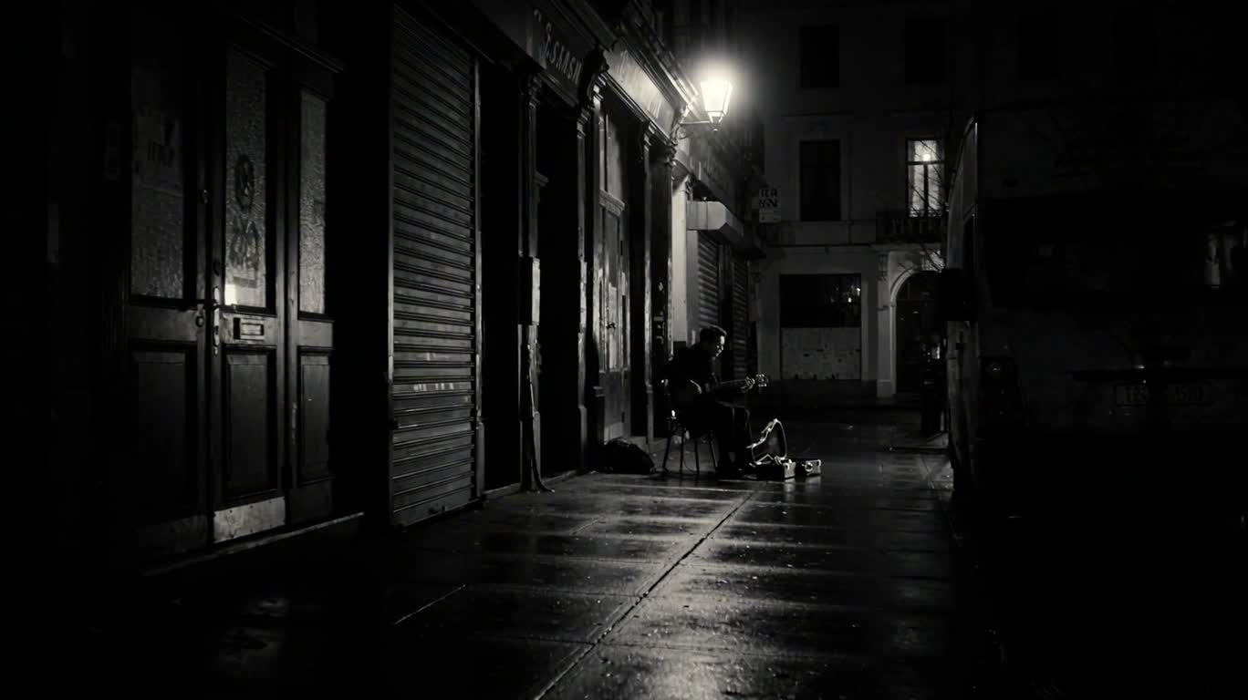Rainy Night Street Solo — AI video creation
