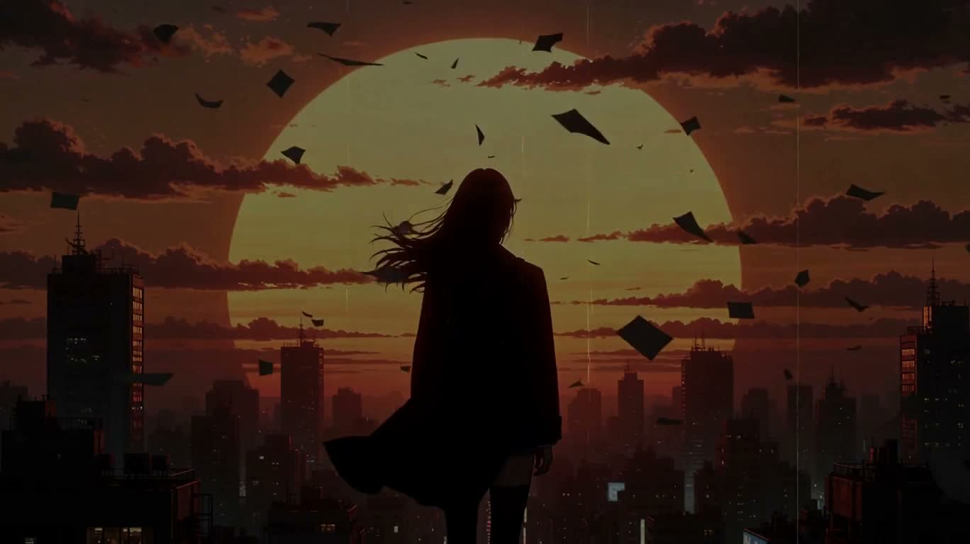 霓虹暮色中的回望 — AI video creation