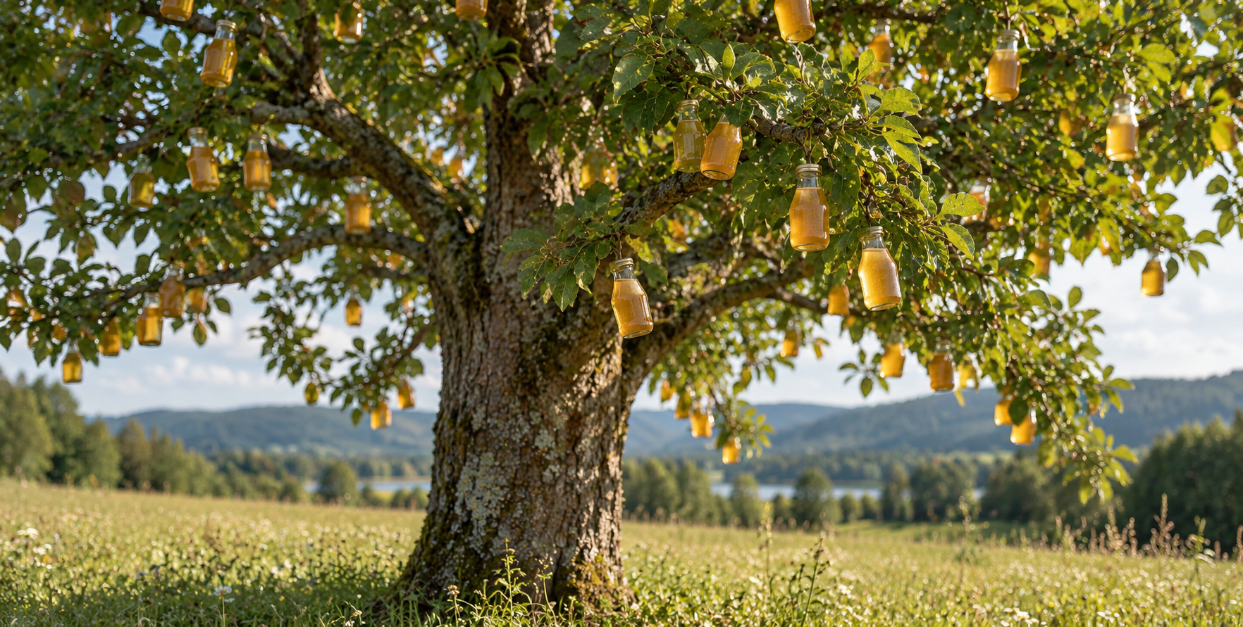 Продукты, естественно растущие на ветвях