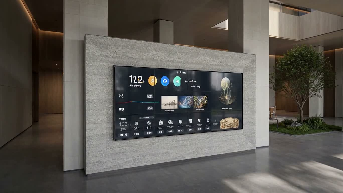 Digital Dashboard in a Quiet Hall
