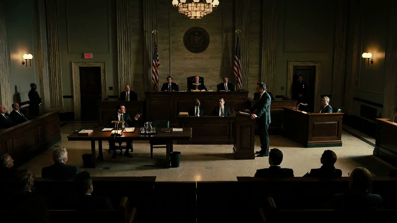 Courtroom Confrontation — AI video creation