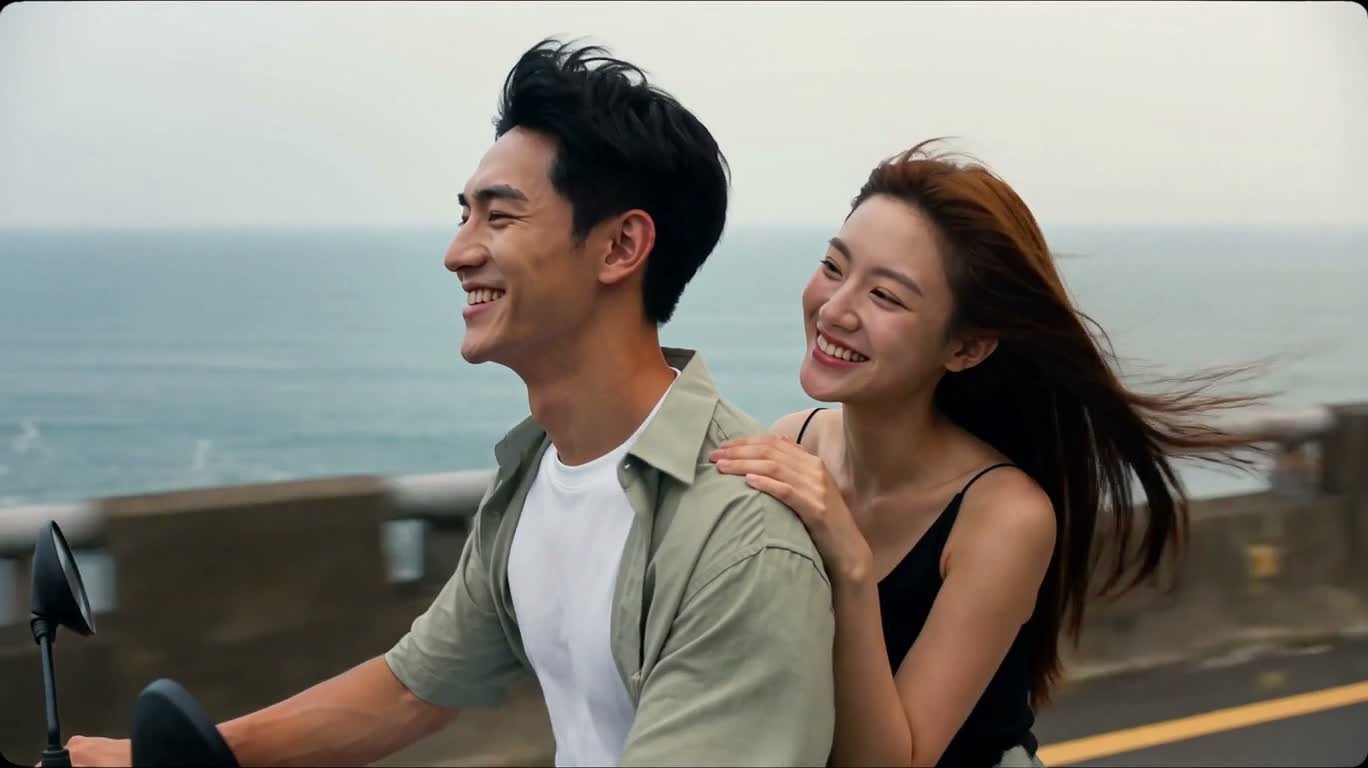 海岸线上的夏日回忆 — AI video creation