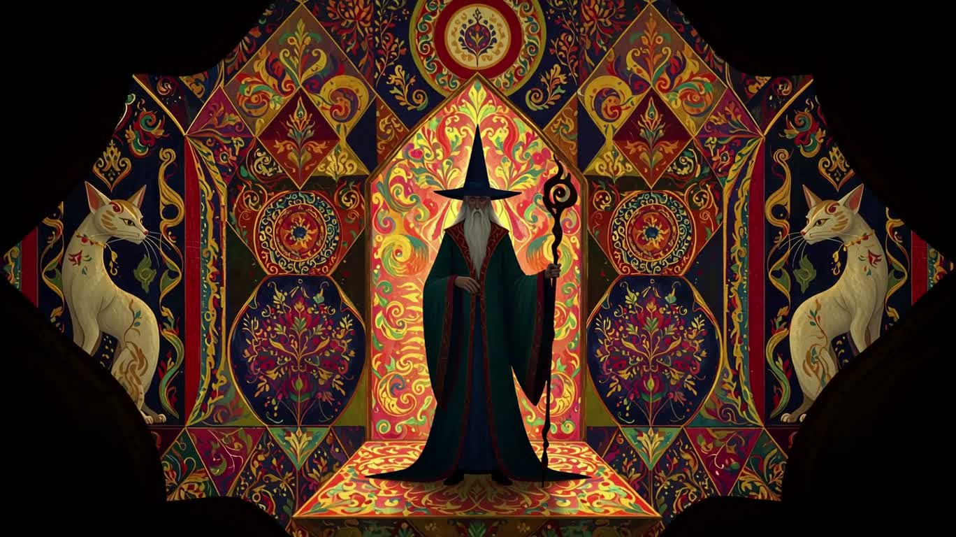 几何幻彩奇幻巫师