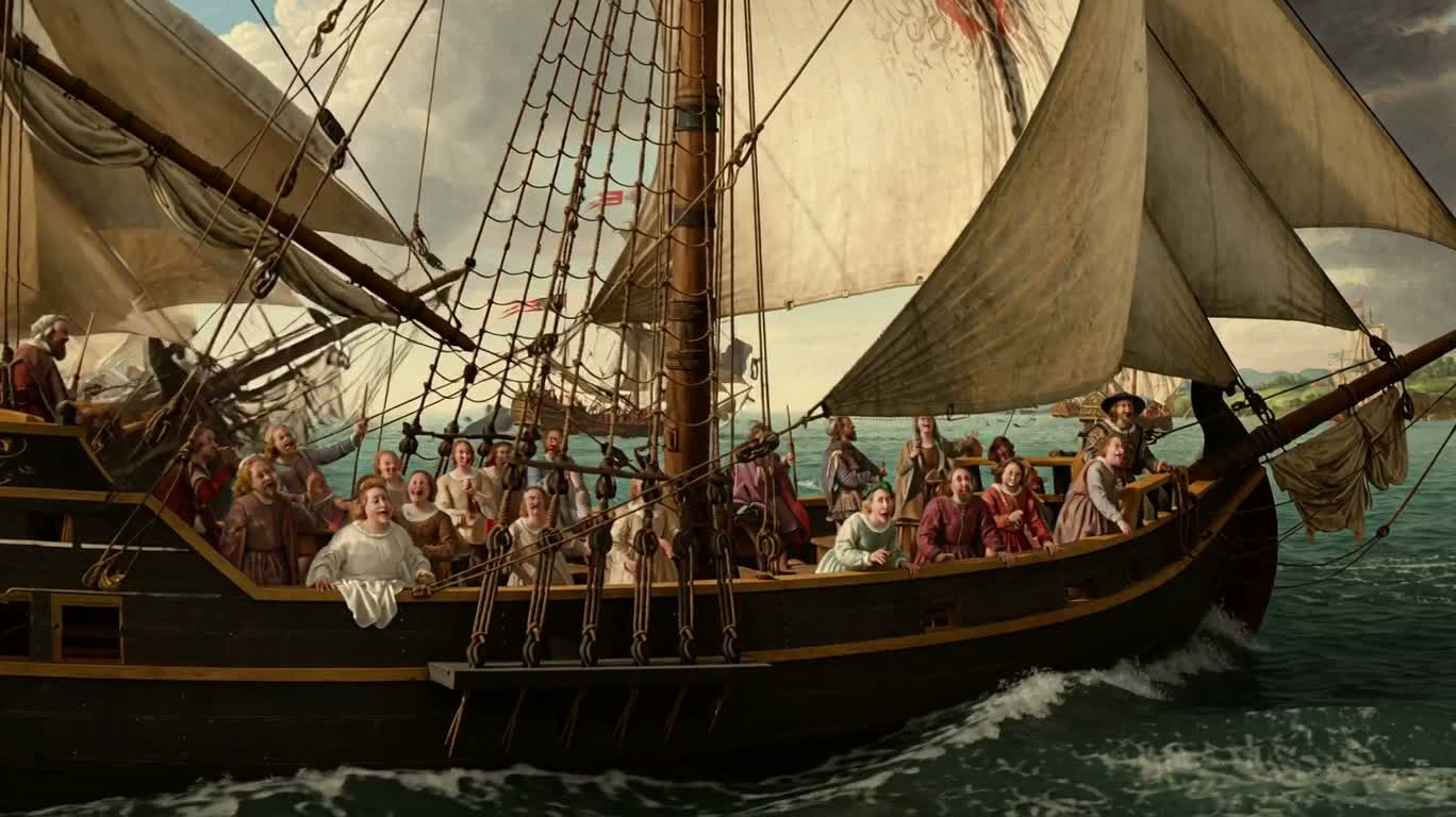 Absurd Voyage at Sea — AI video creation