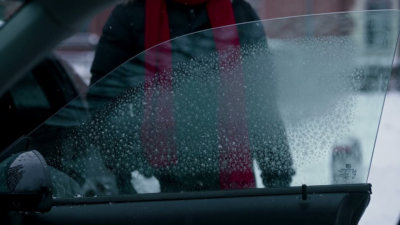 雪地窗前的雪球 — AI video creation
