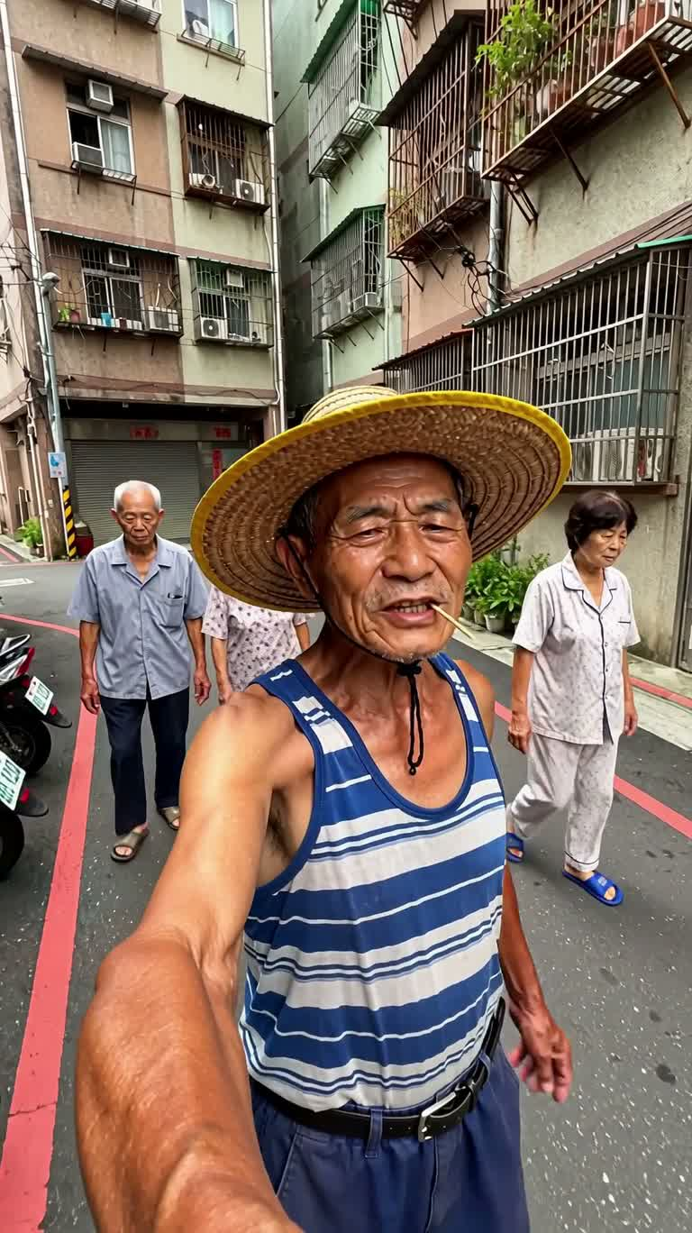 台灣老街阿公搶特價Vlog