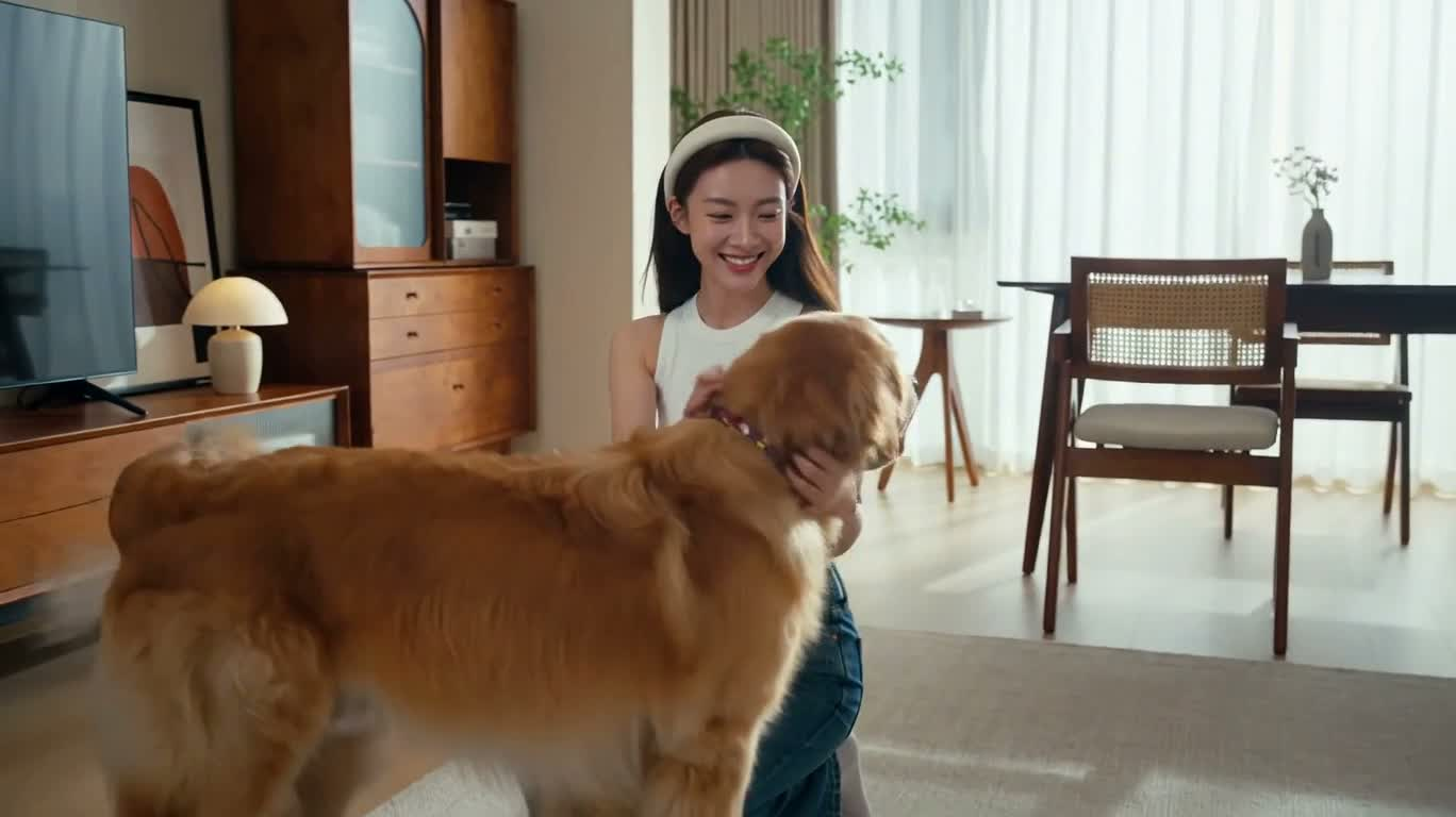 阳光公寓里的宠物友好晨间焕新 — AI video creation