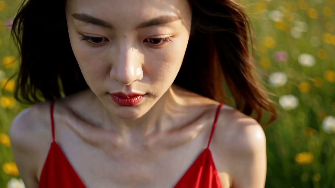 야생화 들판 위의 희망 여정 — AI video creation