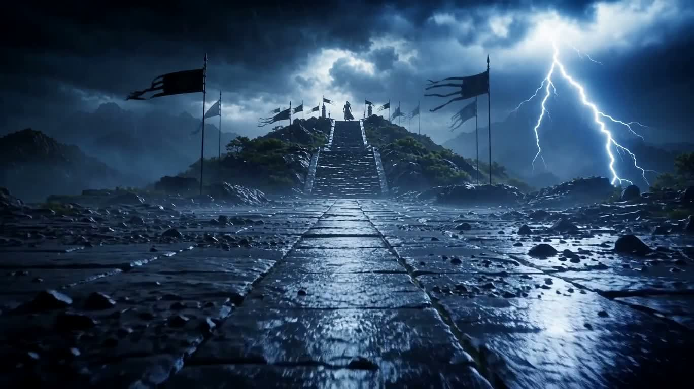 雷霆之神降临 — AI video creation