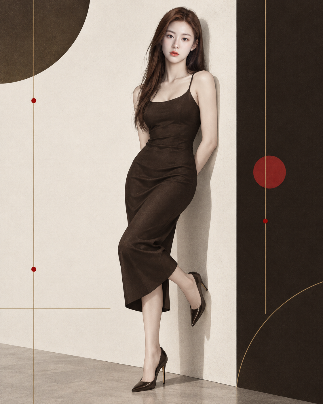 极简甜酷都市女性插画 — AI image creation