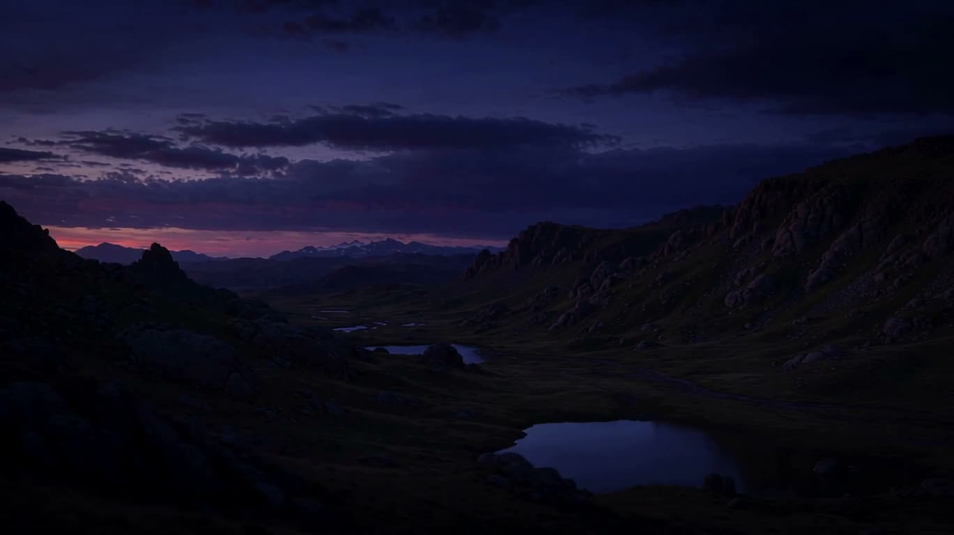 Vallée de la lueur crépusculaire