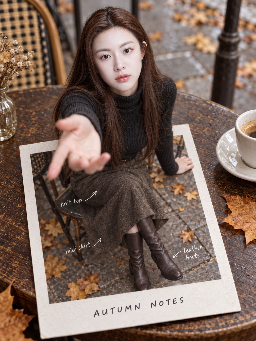 즉석 사진에서 떠오르는 성인의 착시 초상