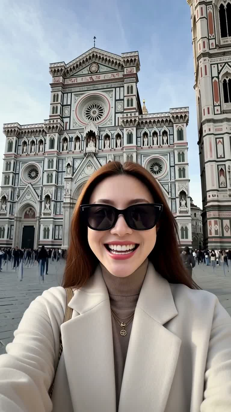 佛罗伦萨15秒优雅旅行 vlog — AI video creation