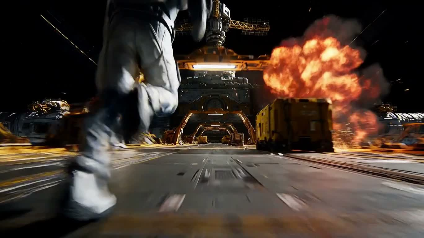 軌道崩壊からの宇宙脱出 — AI video creation