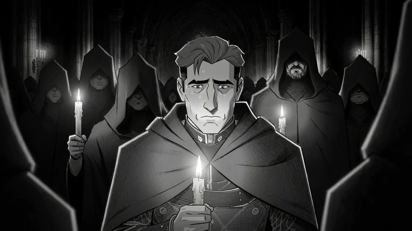 Phiên xét xử mất trí nhớ trong nhà thờ Gothic — AI video creation