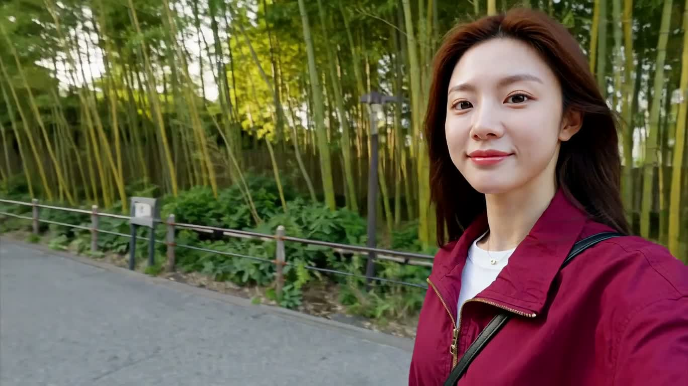 여행 일기: 교토 대나무숲에서 도쿄의 밤으로 — AI video creation