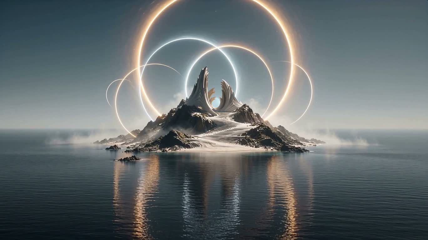 고리 별의 비밀섬 — AI video creation