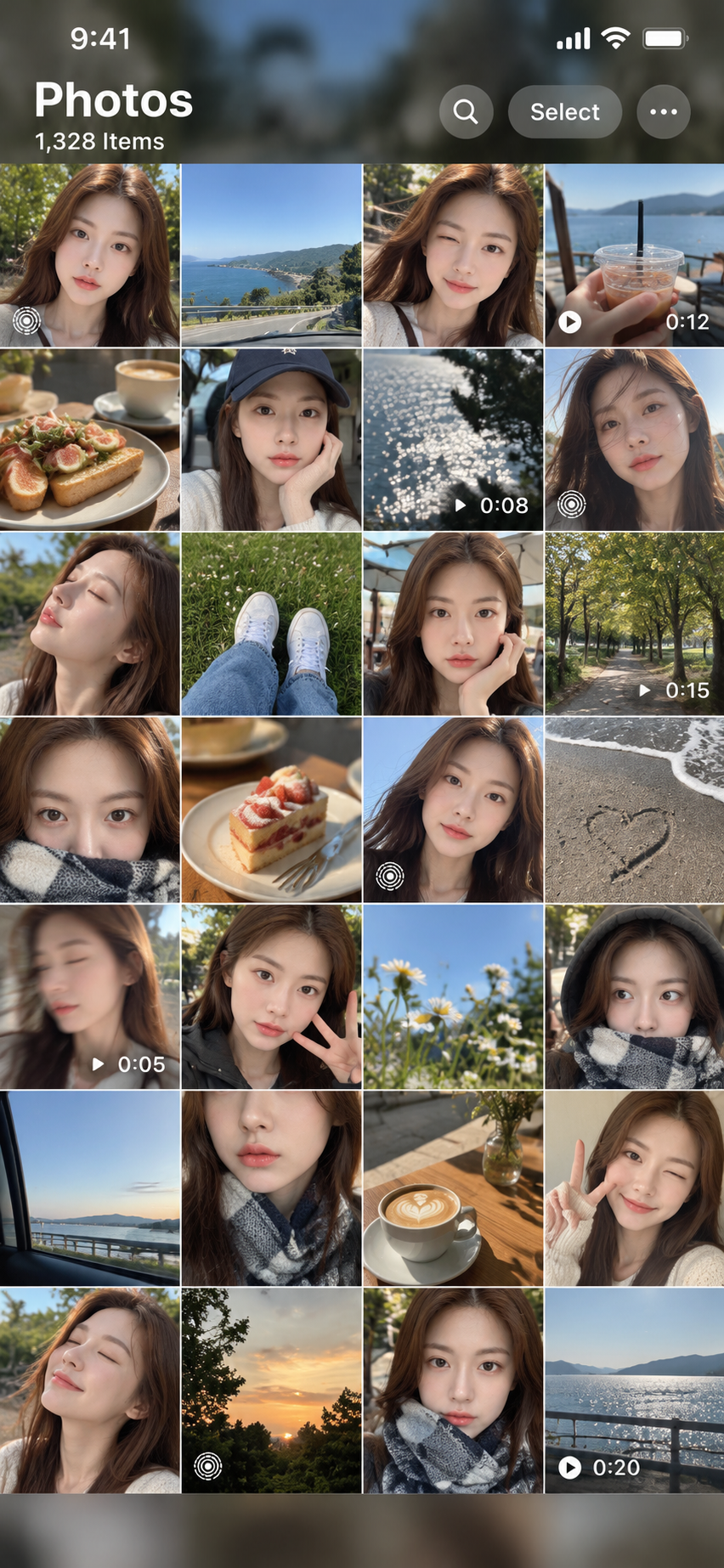 프라이빗 앨범 필름 콘셉트 아트