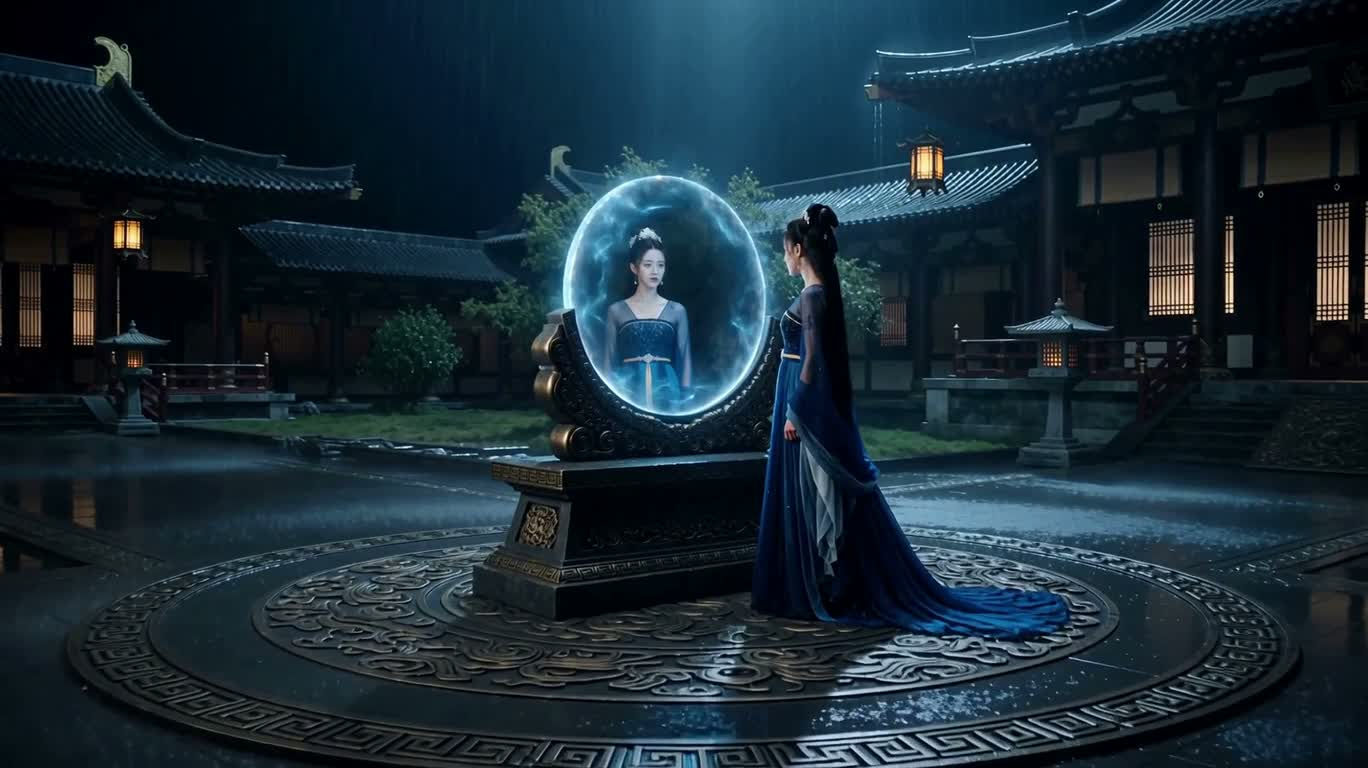 雨夜灵镜与灵魂置换 — AI video creation