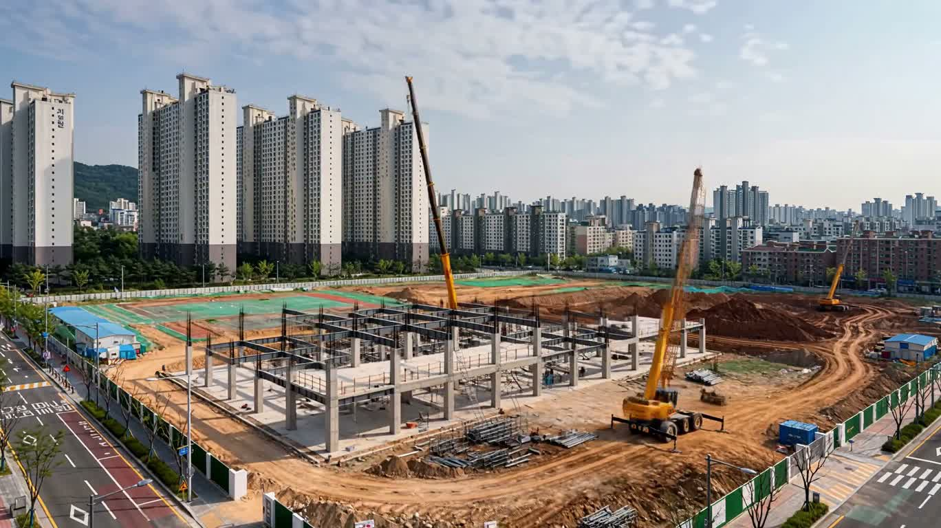 城市工地到现代医院 — AI video creation