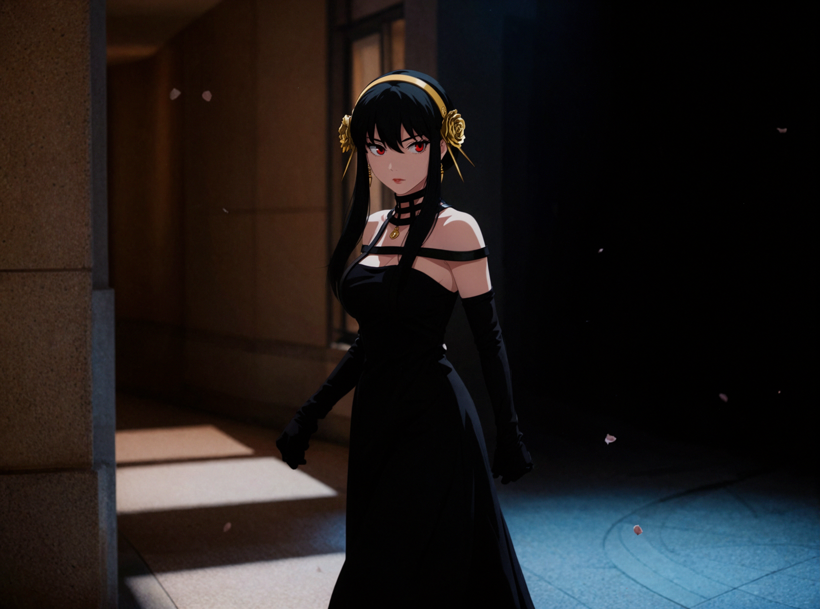 约尔·福杰 · 跃过光隙 · 舞台聚光 — AI image creation