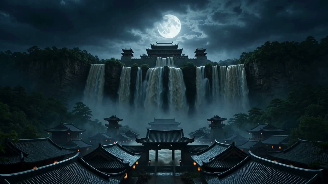 洪潮降临前的黑暗奇境 — AI video creation