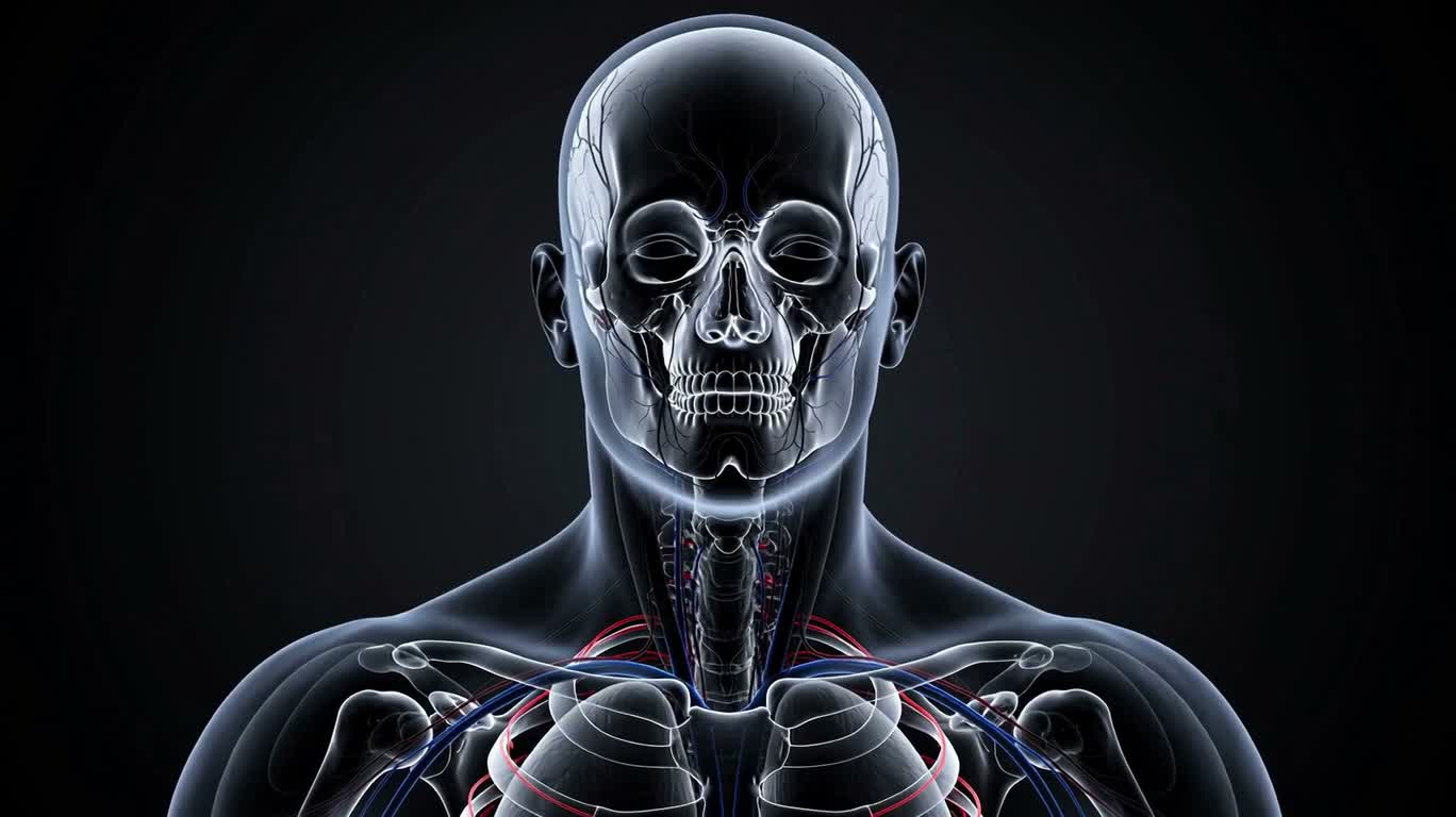 Anatomical Diagram of Internal Human Pipelines