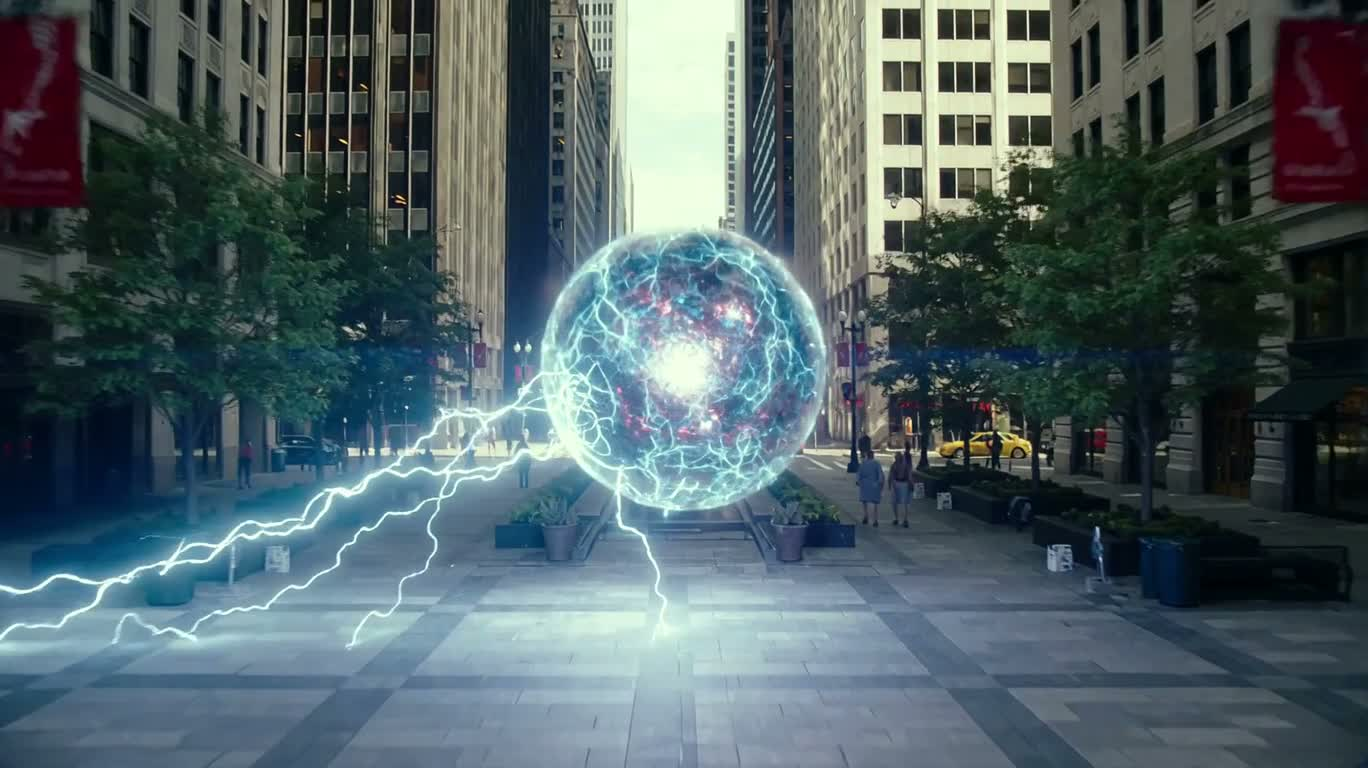 城市能量核心爆发 — AI video creation