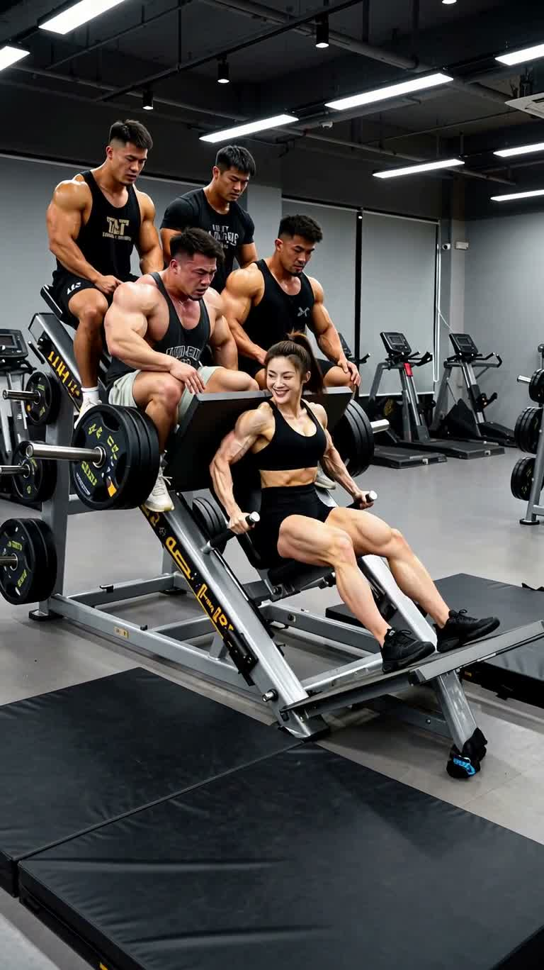 초강력 여자 역도의 헬스장 악몽