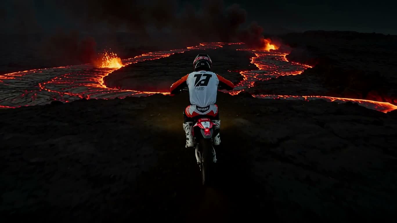 Leap Over the Lava Rift — AI video creation
