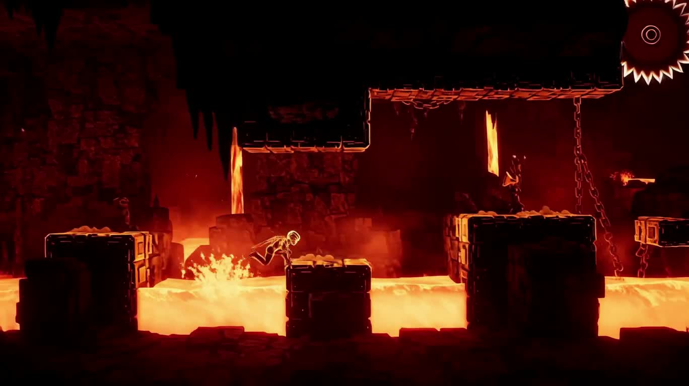 Precise Jump Chain in the Lava Cave