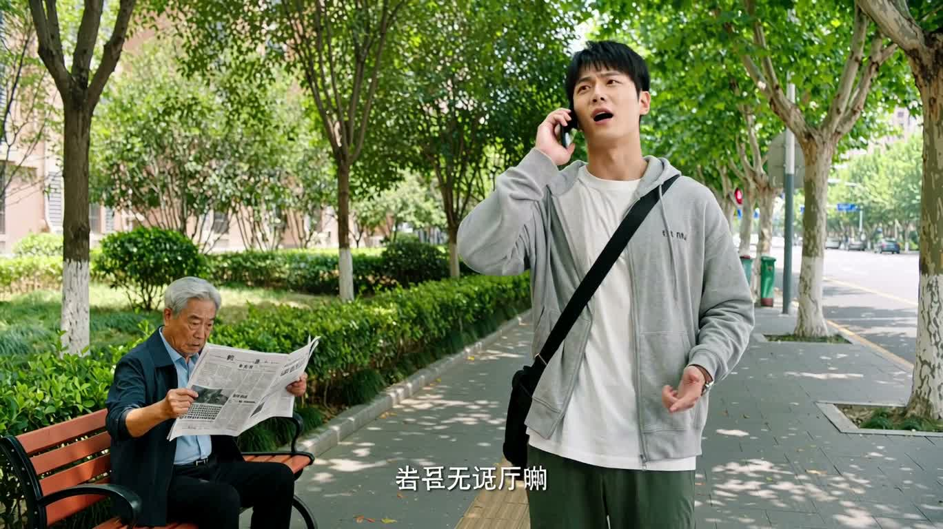 一句话引发的街头大误会 — AI video creation