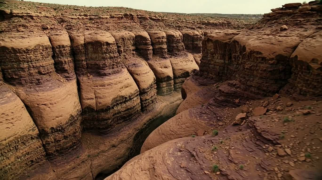 Canyon surréaliste sculpté par le temps