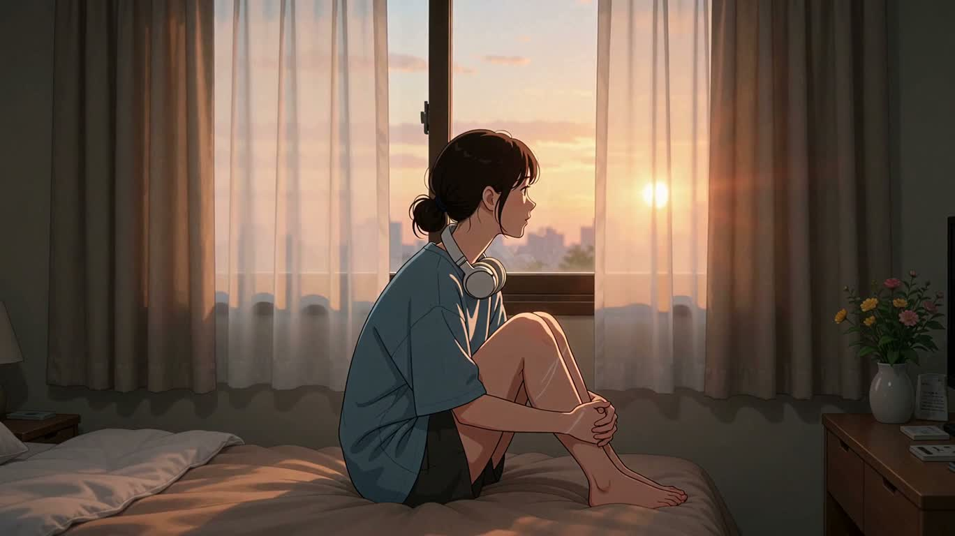 夕阳下的日常小确幸 — AI video creation