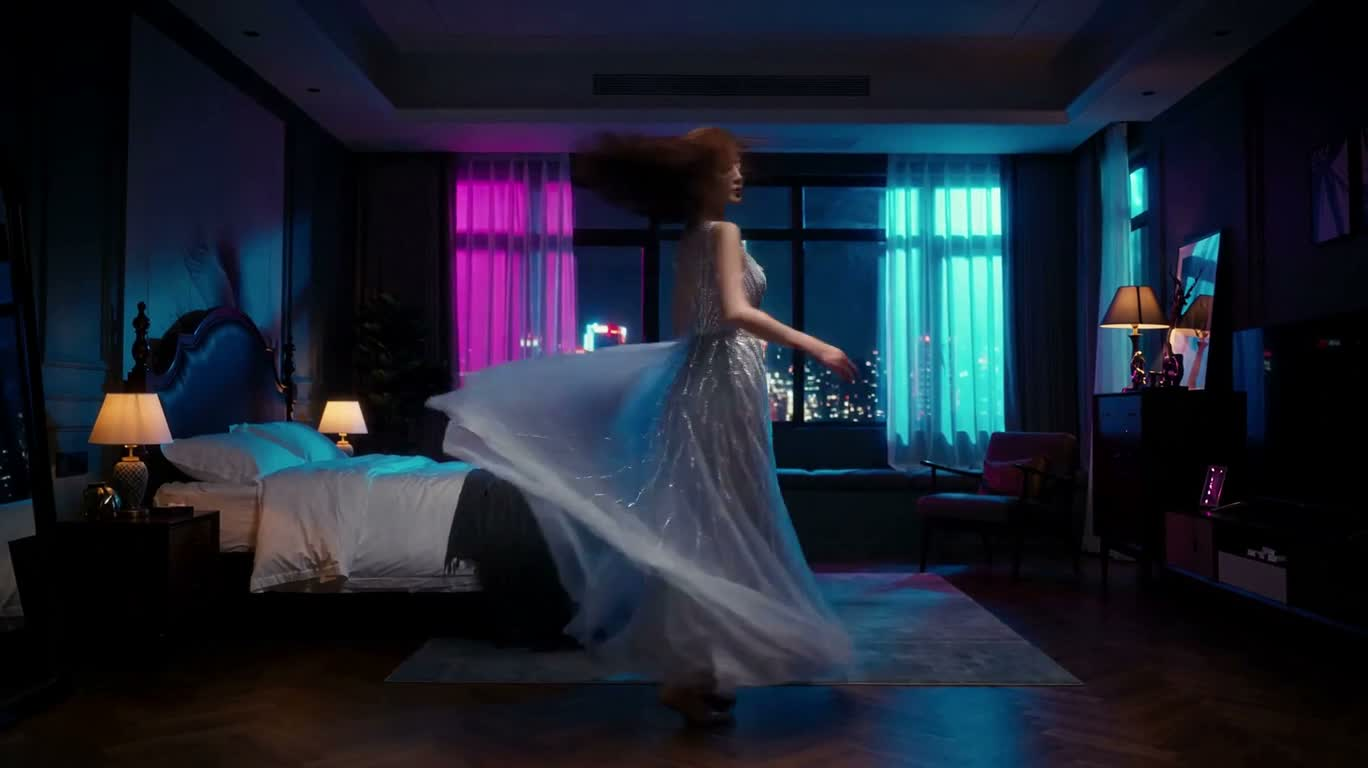 ネオン夜舞 — AI video creation