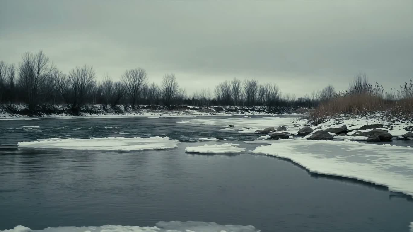 Пепельная ледяная река