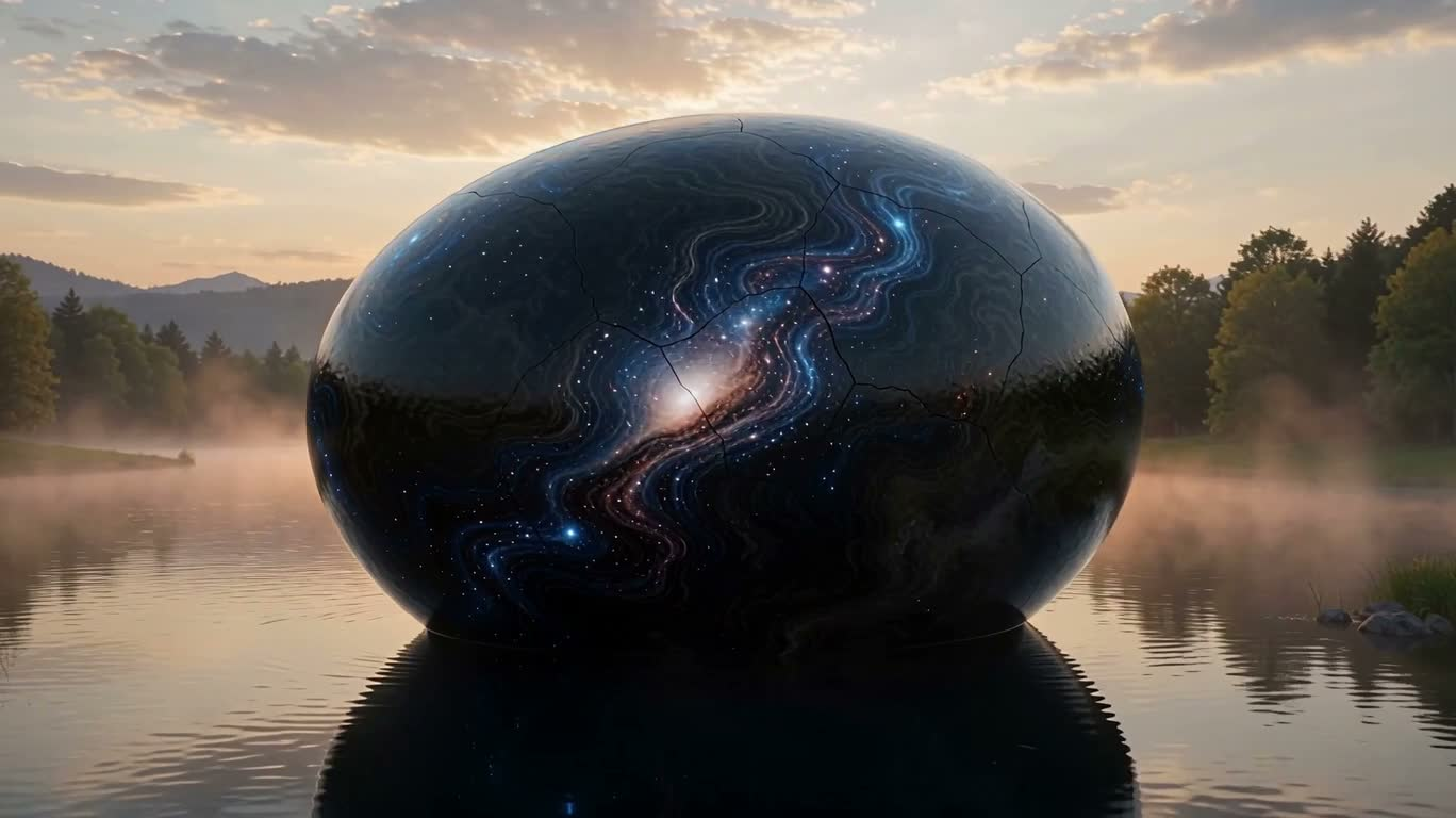 蛋中世界：奇幻图书馆的无限宇宙 — AI video creation