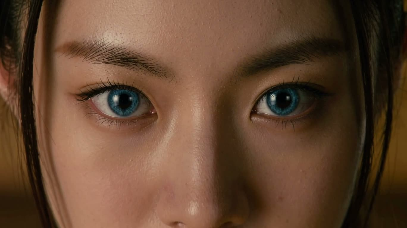 道场中的黄衣剑客决斗 — AI video creation