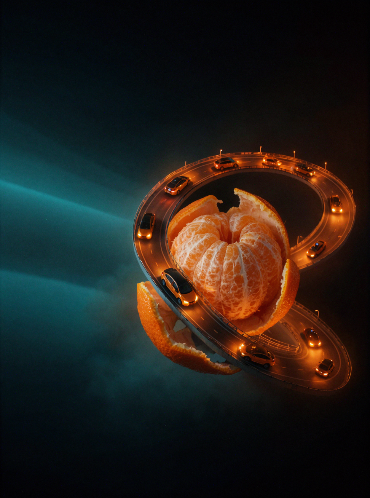 Hành Tinh Cam · Hiện Thực Điện Ảnh — AI image creation