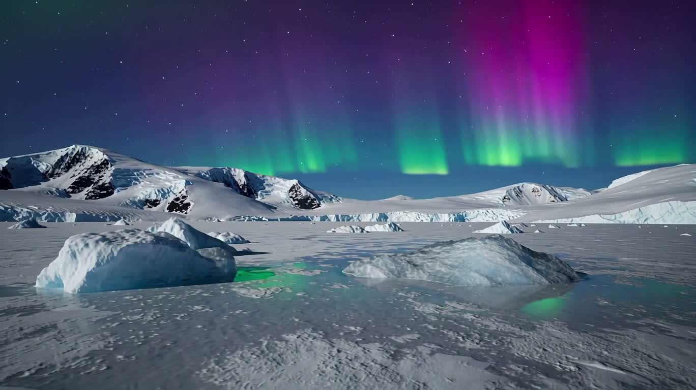 Antarctic Aurora Dreamscape