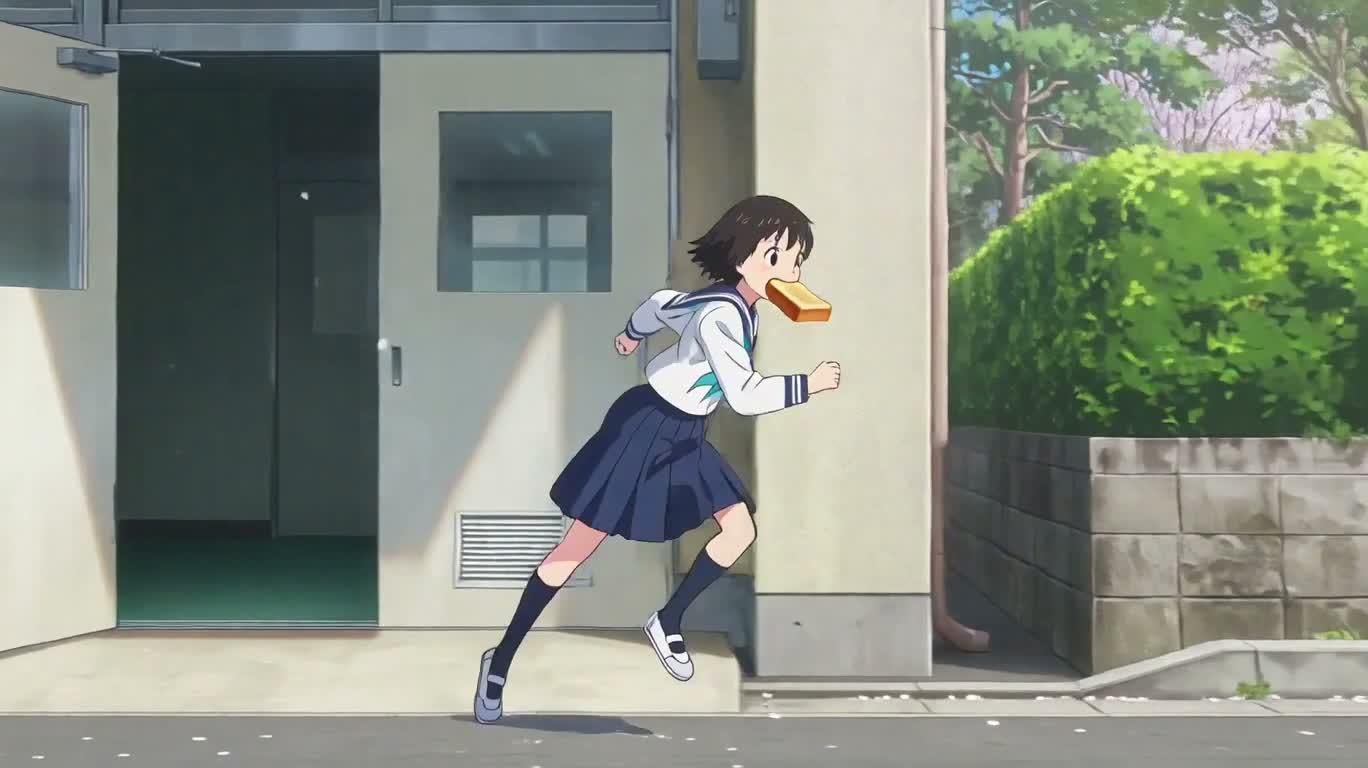 樱花坡道吐司冲刺 — AI video creation