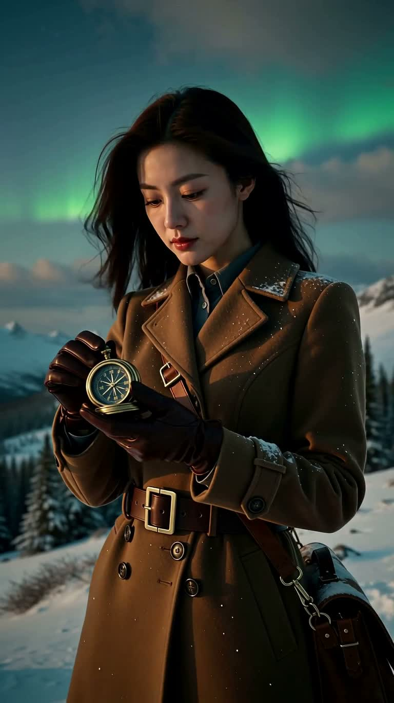 Người tìm kho báu mùa đông phương Bắc — AI video creation