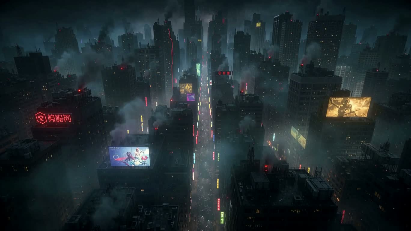 霓虹雨夜：机甲觉醒