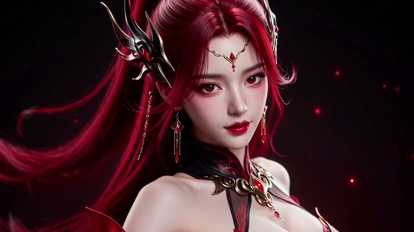 绯红未来女巫肖像